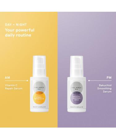 Balance Me Vitamin C Repair Serum - Anti-Ageing & Hydrating Hyaluronic Acid 100% Natural Vegan Cruelty-Free | Reduce Age Spots & Hyperpigmentation | Made in UK - 1.01 Fl Oz - Buy Online on GoSupps.com