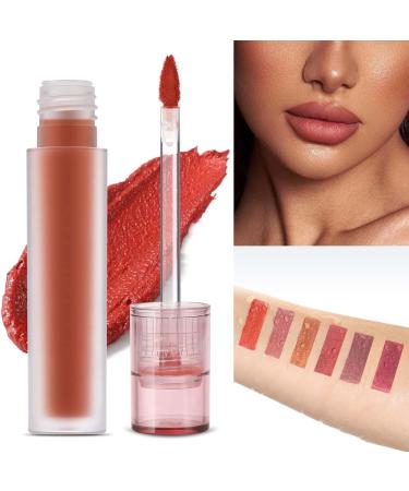 Matte Lipstick Long-Wear Waterproof Lipstick Lip Gloss Matte Matte Lip Mud Matte Velvet Not Easy To Stick To Cups Liquid Mouth Red Lip Glaze Matte Lipstick (#03 1PC) - Buy Online on GoSupps.com