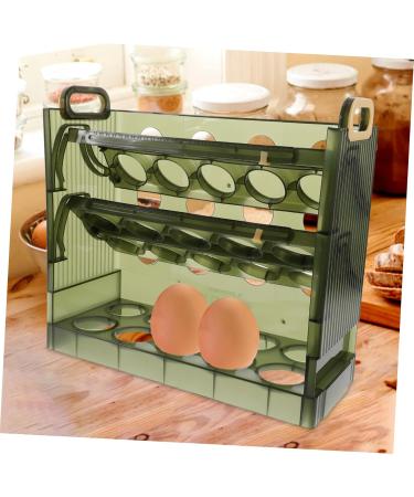 Ciieeo 30 Grid Egg Holder Egg Storage Box Plastic Organizers Multi-layer Egg Holder Egg Tray High Capacity Clamshell Egg Plate - Buy Online on GoSupps.com