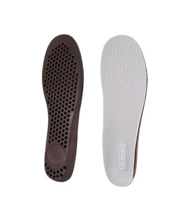 Shoe Insoles PU Memory Foam Sports Insole  Deodorant  Heel Cushioning  Shock Absorption  GL Annie's Recycled Coffee Grains Comfortable Insole for Men and Women (S:Men's 3.5-5| Women's 5-6.5)