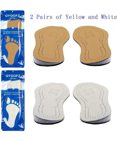 Buy 2 Pairs Leather O/X Leg Orthopedic Insoles - Heel Inserts & Wedge Knee Pads for Men & Women | Corrective Pronation & Supination Support (Size 35-36 - Buy Online on GoSupps.com
