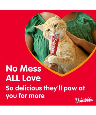 Hartz Delectables Squeeze Up Interactive Lickable Wet Cat Treats Flavour Variety 20 Pack - Buy Online on GoSupps.com