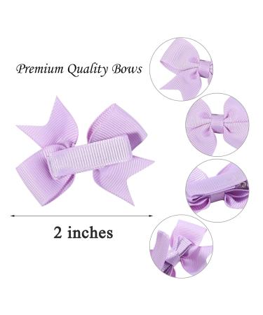 50pcs Grosgrain Hair Clips for Baby Girls - Solid Color Ribbon Mini Loops for Toddlers & Children - Perfect for Newborns & Teens - A50 Set - Buy Online on GoSupps.com