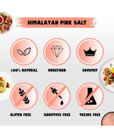 Himalayan Pink Food Salt Fine Grade Natural & Unrefined Pink Food Salt from The Himalayas (12kg Food Salt) 50 g (Pack of 1) - Buy Online on GoSupps.com