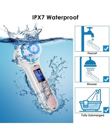 Raxurt Electric Facial Cleansing Brush with Blackhead Remover Vacuum | Strong Suction, Rechargeable, Lightweight Pore Cleanser for Women Men | LCD Screen and Stand - Buy Online on GoSupps.com