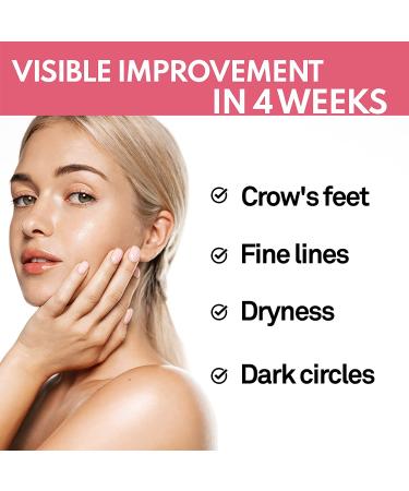 Beaueli Caffeine Eye Cream with Hyaluronic Acid & Niacinamide | Anti Aging, Dark Circles & Puffiness | Korean Under Eye Treatment 0.7 fl. oz - Buy Online on GoSupps.com