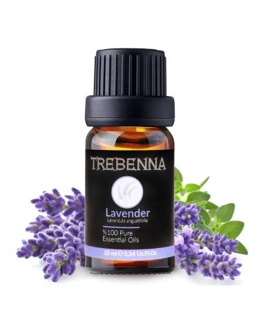Pure Lavender Oil Essential Oil for Diffuser Premium Therapeutic Grade Skin Care Hair Growth Aromatherapy Massage Ease Stress Relaxation Improve Sleep 10mL