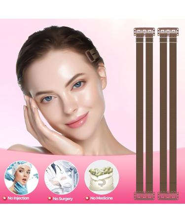 Instant Face Lift Tape with Adjustable V Line Strap - 2 PCS Reusable Facelift Bands for Invisible Lift and Wrinkle Reduction - Buy Online on GoSupps.com