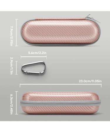 Travel Case for Electric Toothbrush - Philips Sonicare & Oral-B Pro | Portable Hard Shells Foldable & Leak-Proof Design | Ros gold Camping Cups & Dishes - Buy Online on GoSupps.com
