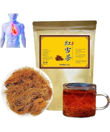 Qoobom Golden Silk Red Snow Tea Senusto Red Snow Tea Natural Red Snow Tea 50g/Bag of Precious Highlands Wildlife Red Snow Tea Unique Chinese Tea (1 Box)