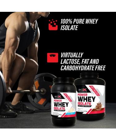 BioX Power Whey Isolate | 100% Ultra-Pure Whey Isolate Protein Powder | 30g Protein Per Serving Sugar Free Low Lactose & Low Carb Protein Powder | 26 Servings 2LB (Chocolate) Chocolate 26 Servings (Pack of 1) - Buy Online on GoSupps.com