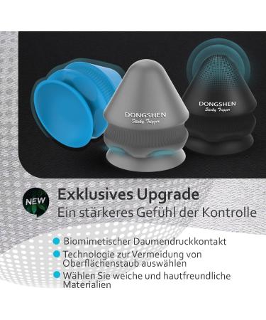 Dongshen Triggerpunkt Presser - Fascia & Massage Ball with Suction Cup for Muscle Pain Relief | Perfect for Shoulders Neck Back & Legs - Black - Buy Online on GoSupps.com