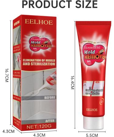 Ninnyi 120g Mould Remover Gel UK Deep Powerful Mold Extreme Cleaner - Buy Online on GoSupps.com
