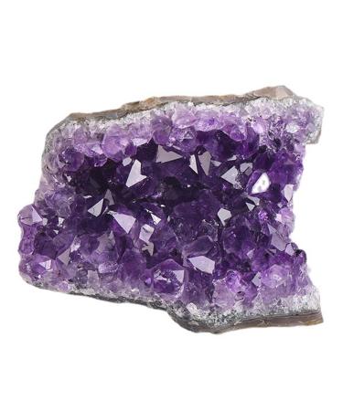 Amethyst Crystal Cluster Natural Raw Rock Crystals Quartz Cluster Geode Druzy Specimen Gemstone Sculpture Home Decoration 200g (Size : 80g)