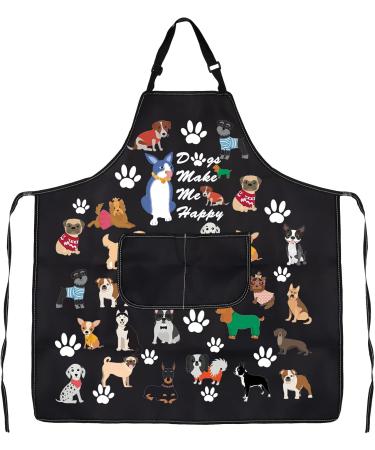 BNQL Dog Care Apron - Waterproof & Cute Cooking Apron for Dog Trainers & Groomers | Perfect Gifts for Dog Lovers - Buy Online on GoSupps.com