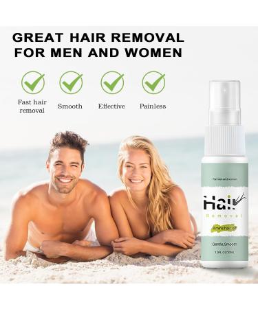  BROEYOUE 30ml hair removal spray 8-minute hair removal gently inhibits hair growth for underarms arms legs and the bikini area non-irritating hair removal products for men - Buy Online on GoSupps.com