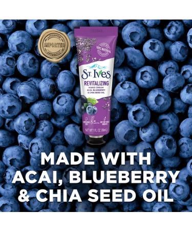 St. Ives Hydrating Hand Cream Variety Pack - Blueberry Avocado Coconut | Travel Size Lotion 1 Fl Oz (Pack of 3) - Buy Online on GoSupps.com