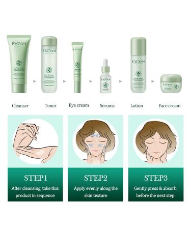 Centell Skincare Sets | 6-in-1 Teen Skin Care Kit | Complete Facial Care for Oil Control | Perfect Skincare Gift Set for Girls | Soothing & Hydrating Formula - Buy Online on GoSupps.com