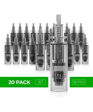 Dr. Pen Ultima A7 36 Pin (0.25mm) Cartridges - 20 Pack - Bayonet Slot Disposable Parts - Buy Online on GoSupps.com
