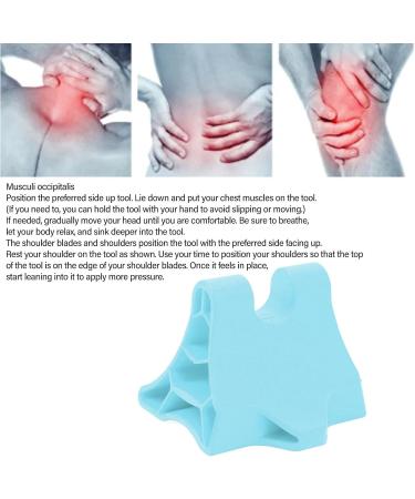 Quaim Manual Back Massage Device - Portable Occipital Release Tool for Neck & Shoulder Pain Relief | Home Massage Device in Blue - Buy Online on GoSupps.com