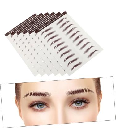 Beavorty Makeup Gadgets 6pcs Eyebrow Stickers Stickers 3d Eyebrows Stickers Imitation Eyebrow Tattoos Applique Makeup Stickers - Buy Online on GoSupps.com
