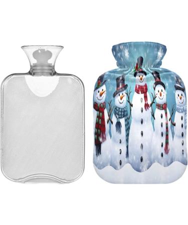 Christmas Winter Snowman & Snowflake Heat Bottle | 2L Hand & Feet Warmer for Pain Relief - Buy Online on GoSupps.com