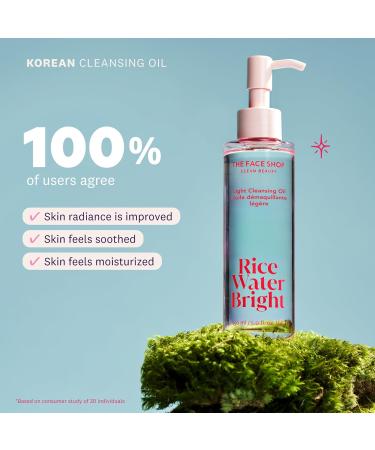 The Face Shop Rice Water Bright Double Cleansing Duo Set with Ceramide Korean Skin Care Gentle Face Wash & Pore Control Cleansing Oil Hydrating Moisturizing Vegan Facial Cleanser Makeup Remover - Buy Online on GoSupps.com
