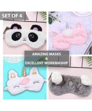 YEMIANJU Kids Eye Mask - Unicorn Panda Koala Design | Adjustable Breathable Cotton Sleep Mask for Kids, Women, Men, and Adults - Buy Online on GoSupps.com
