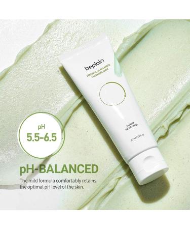 Be Plain Greenful pH-Balanced Cleansing Foam 2.7 fl oz (80ml) - Gentle Natural Cleanser for Acne Prone, Oily, and Dry Skin - Buy Online on GoSupps.com
