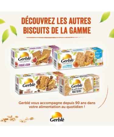 Gerbl Vitality Sesame Biscuits Light in sugars Without palm oil 4 Pouches of 5 - 20 cookies 230 g - Buy Online on GoSupps.com