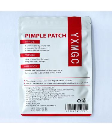 Acne Pimple Patch - 120 Hydrocolloid Patches with Tea Tree & Marigold Oil | Natural Treatment for Whiteheads Blackheads & Blemishes - Buy Online on GoSupps.com