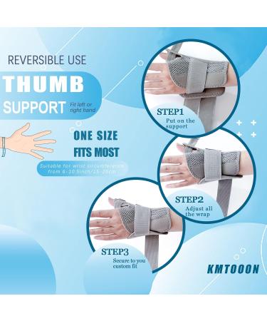 Buy Thumb Splint with Wrist Brace - Arthritis Support Tenosynovitis Relief & CMC Joint Stabilizer for Both Hands - International Shipping Available - Buy Online on GoSupps.com