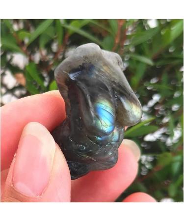 Minerals Stones 1.5inch Crystal Goddess Natural Labradorite Quartz Statue Carved Woman Torso gemper Body Sculpture Polished Crystal Stones Decoration Stone Mineral Specimen - Buy Online on GoSupps.com