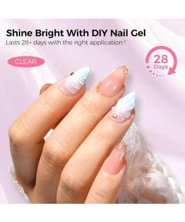 TOMICCA 3D Nail Art Gel 15g Multifunctional Nail Glue Sculpting Gel Rhinestone Glue for Nail Charms DIY Nail Design - Buy Online on GoSupps.com