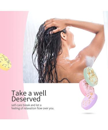 Yimiyaa 60mm 6pcs Shower Bombs Gift Set | Organic & Natural Aromatherapy Steamers for Women | Shower Fizzers for Stress Relief & Relaxation | Handmade Tablets for Home Spa | Perfect Birthday or Holiday Gift - Buy Online on GoSupps.com