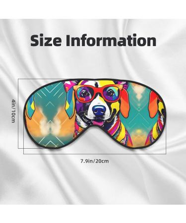 SSIMOO Funny Dog Print Double-Sided Eye Mask | Soft & Light Blocking | Enhance Sleep Quality | International Shipping - Buy Online on GoSupps.com