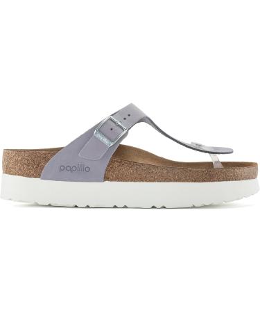 Buy Birkenstock Gizeh Platform Nubuck Leather Sandals 42 Multi - Stylish & Comfortable Footwear for Global Shipping - Buy Online on GoSupps.com