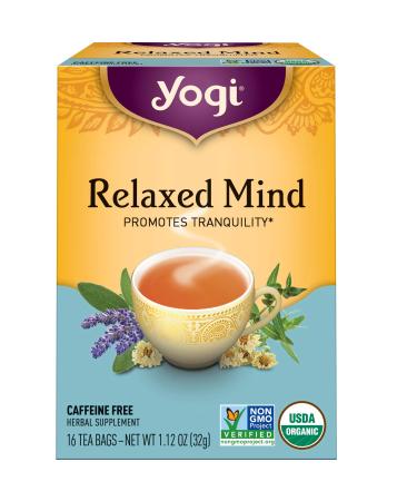 Yogi Tea Organic Relaxed Mind Caffeine Free 16 Tea Bags 1.12 oz (32 g)