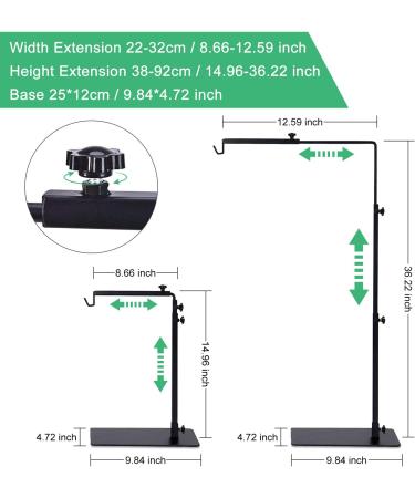 Reptilia Lamp Stands for Habitat Cages | Support for Reptile Lighting - Ideal for Turtles Geckos & Hermit Crayfish - Buy Online on GoSupps.com