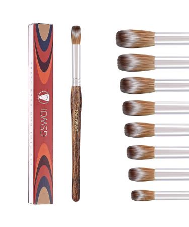 100% Kolinsky Acrylic Nail Brush Size 12 - Wood Handle Extension Application Tool for Salon and DIY Manicure - Buy Online on GoSupps.com