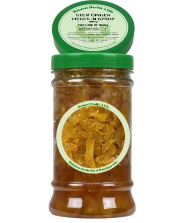 Natural Health 4 Life Stem Ginger Pieces in Syrup 500g