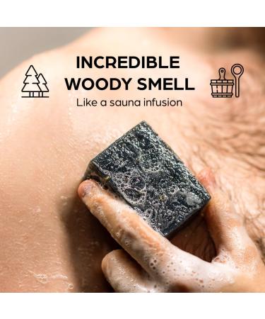 Viking Nordic Forest Peeling Soap for Men | Natural 100g Vegan Shower Soap | Chemical-Free Cosmetics - Buy Online on GoSupps.com