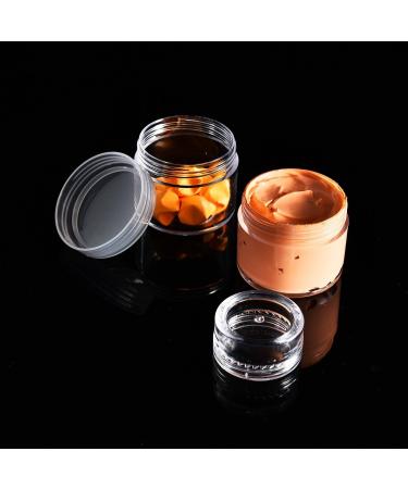 Nail Art Jugs - 20 Pieces Empty Plastic Cosmetic Jars with Lids for Creams & Makeup - Versatile 5g/10g/15g/20g Containers - Buy Online on GoSupps.com