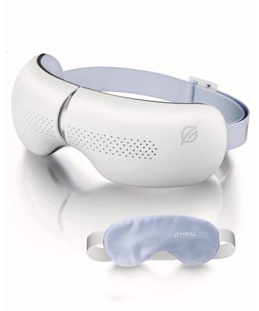 Eye Massager with Heat & Bluetooth Music Foldable 180 Heated Eye Massager with White Noise Migraines Eye Mask Includes Free Cooling Gel Mask Perfect Eye Care Gift for Mom Dad & Friends