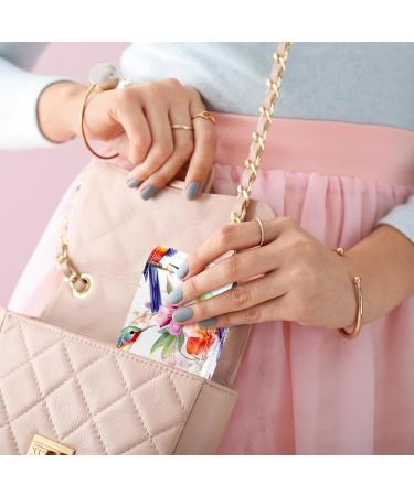 Travel Lipstick Organizer Case | Portable Makeup Bag with Mirror | Flowers & Birds Design - Shop Now - Buy Online on GoSupps.com
