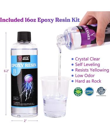 LET'S Resin Complete Resin Kit with Silicone Molds - 16oz Bundle for Beginner Casting - Sphere & Pyramid Molds Included - Buy Online on GoSupps.com