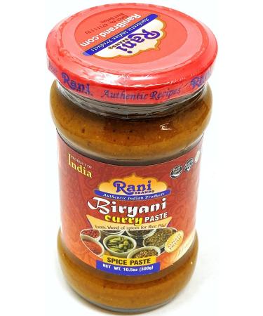 Rani Biryani Masala Curry Paste (Cooking Spice Paste for Indian Rice Dishes  Pullao/Pilau) 10.5oz (300g) Glass Jar  All Natural | Vegan | No Colors | Gluten Free | NON-GMO | Indian Origin SPICE PASTE 10.5 Ounce (Pack of 1) - Buy Online on GoSupps.com