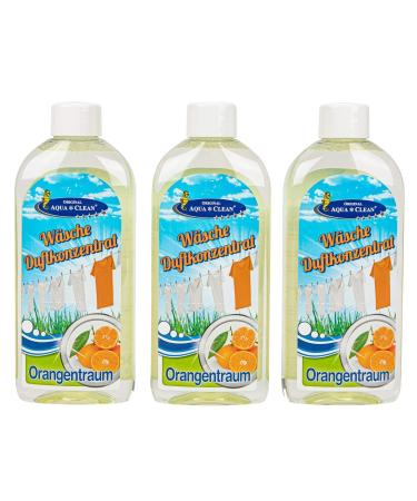 AQUA CLEAN laundry fragrance concentrate 3x250ml (Orange Dream) Orange Dream 250 ml (pack of 3)