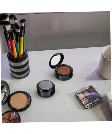 NOLITOY 40 Pcs Empty Eye Shadow Box Makeup Eyeshadow Empty Eyeshadow Pallet Gram Jar Make up Abs Travel Vial 4.1x3.8cmx5pcs Blackx5pcs - Buy Online on GoSupps.com