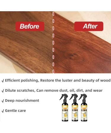 Natural Micro-Molecularized Beeswax Spray Beeswax Furniture Polish Beeswax Spray Cleaner Furniture Beeswax Spray The Original Beeswax Spray Furniture Molecularized Beeswax Spray (2PCS) - Buy Online on GoSupps.com